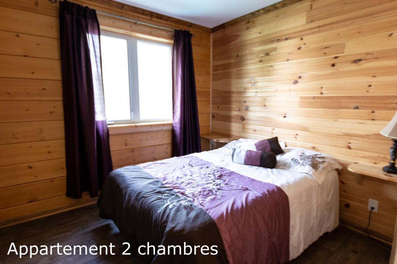 Chalets Et Spa Lac Saint-Jean Chambord Exterior foto