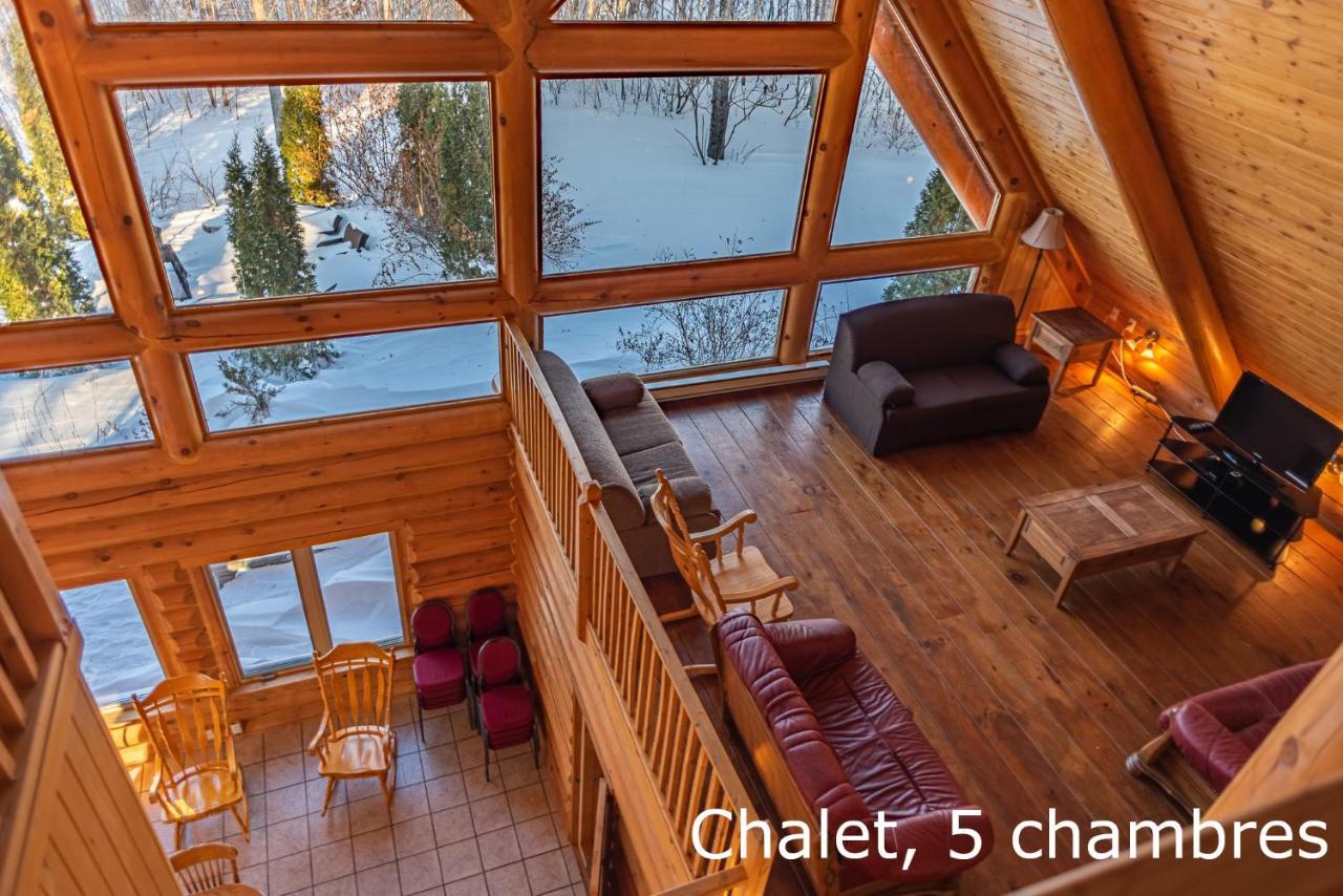 Chalets Et Spa Lac Saint-Jean Chambord Exterior foto
