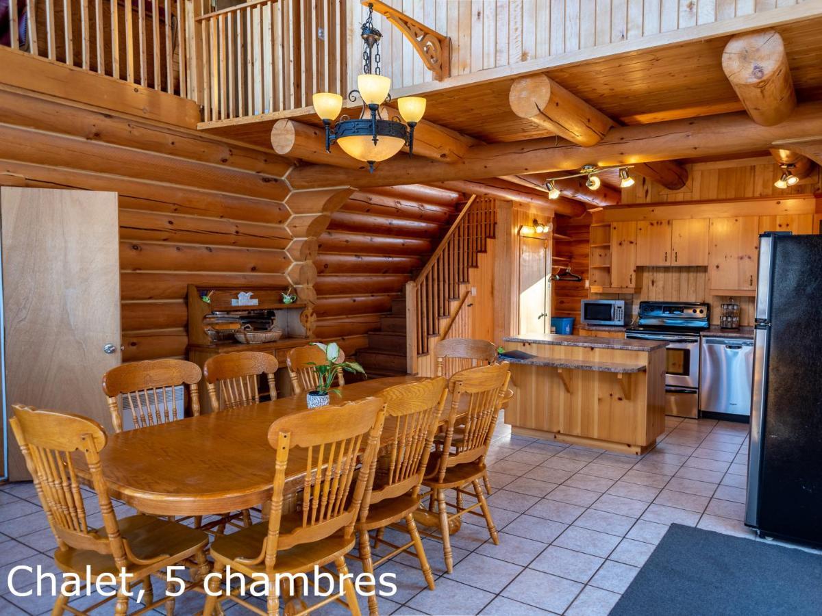 Chalets Et Spa Lac Saint-Jean Chambord Exterior foto
