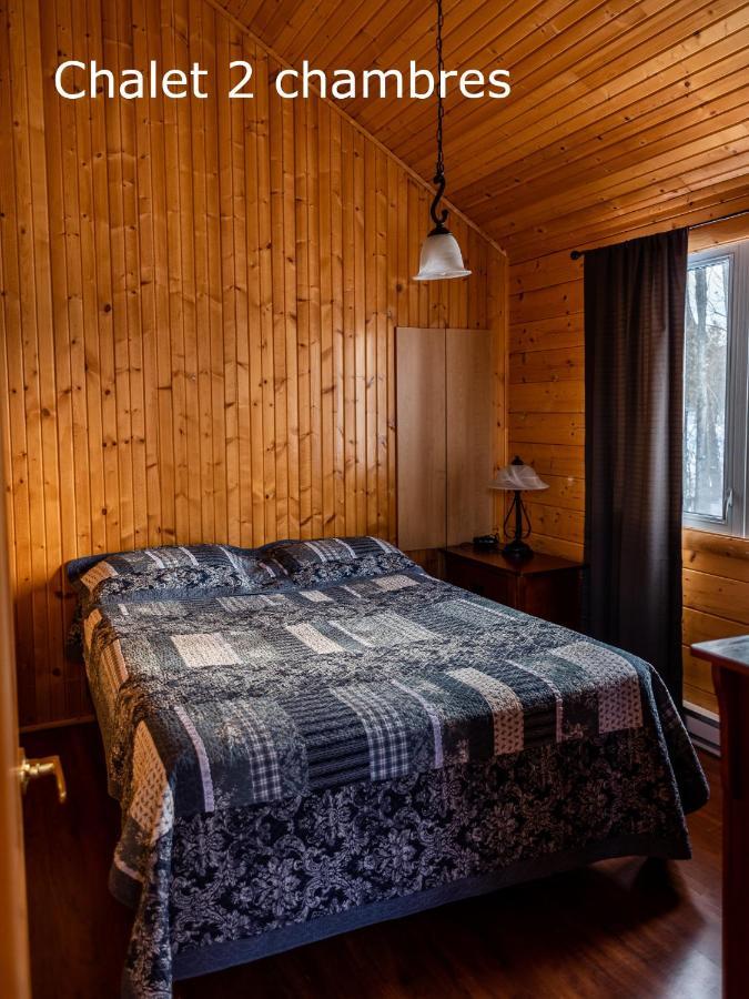 Chalets Et Spa Lac Saint-Jean Chambord Exterior foto