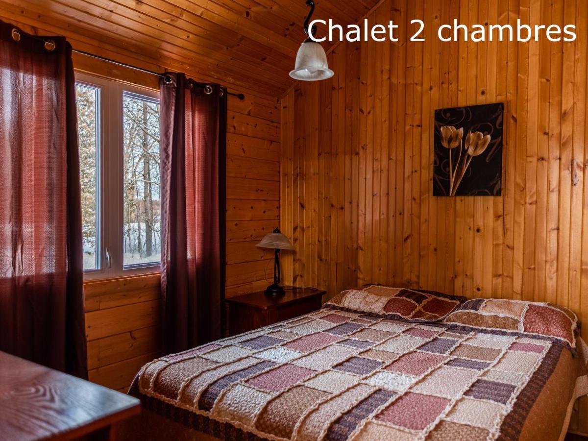 Chalets Et Spa Lac Saint-Jean Chambord Exterior foto
