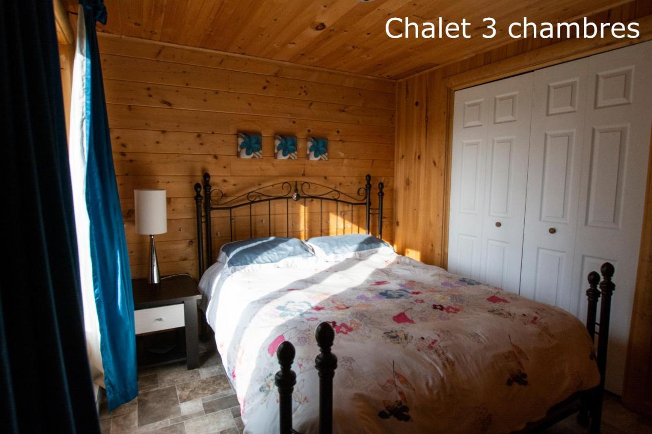 Chalets Et Spa Lac Saint-Jean Chambord Exterior foto