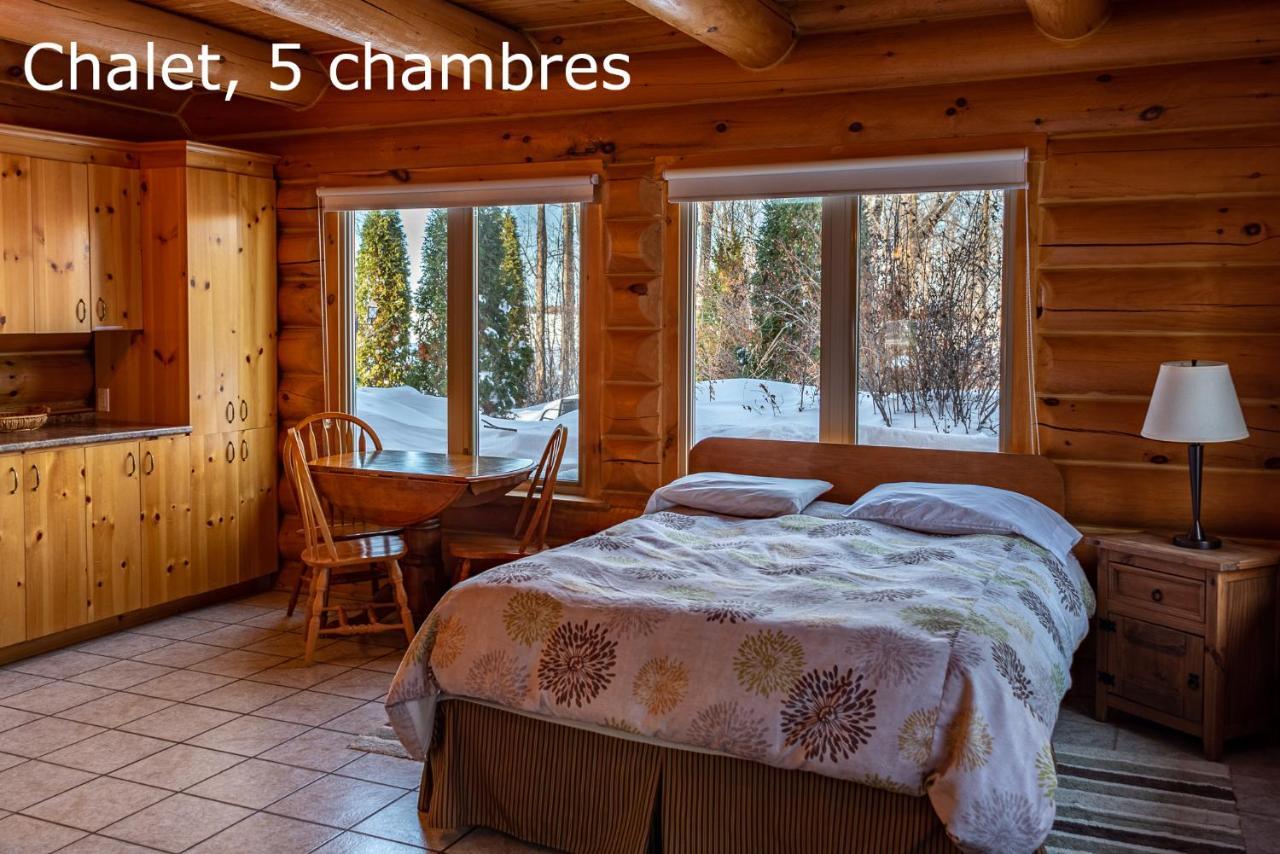 Chalets Et Spa Lac Saint-Jean Chambord Exterior foto