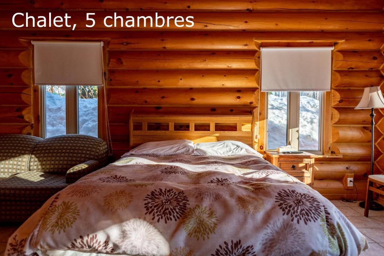 Chalets Et Spa Lac Saint-Jean Chambord Exterior foto