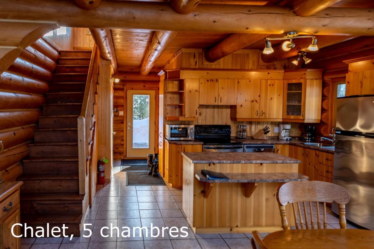 Chalets Et Spa Lac Saint-Jean Chambord Exterior foto