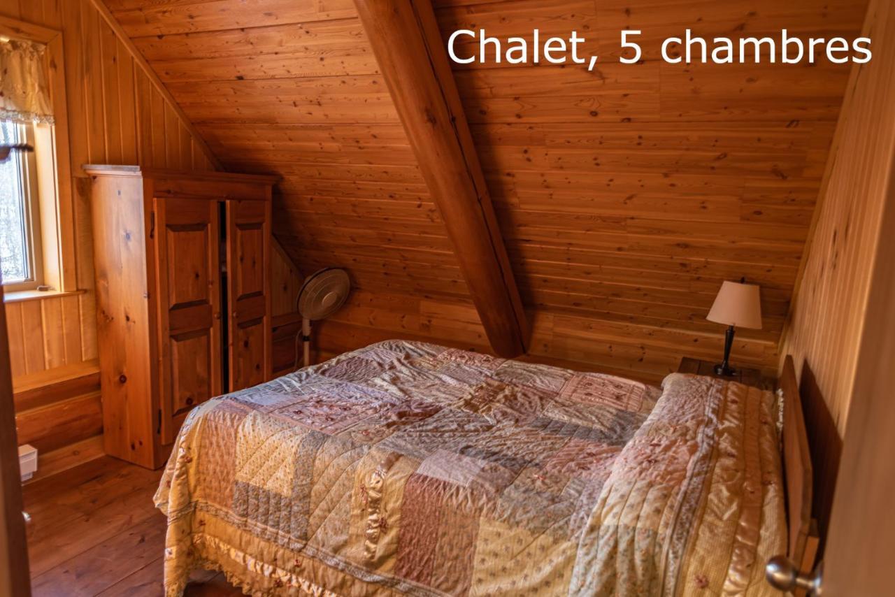 Chalets Et Spa Lac Saint-Jean Chambord Exterior foto