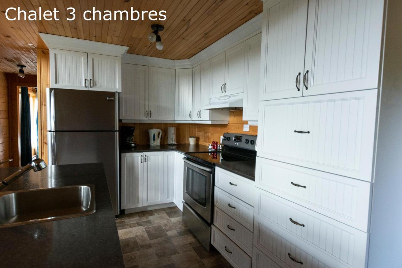 Chalets Et Spa Lac Saint-Jean Chambord Exterior foto