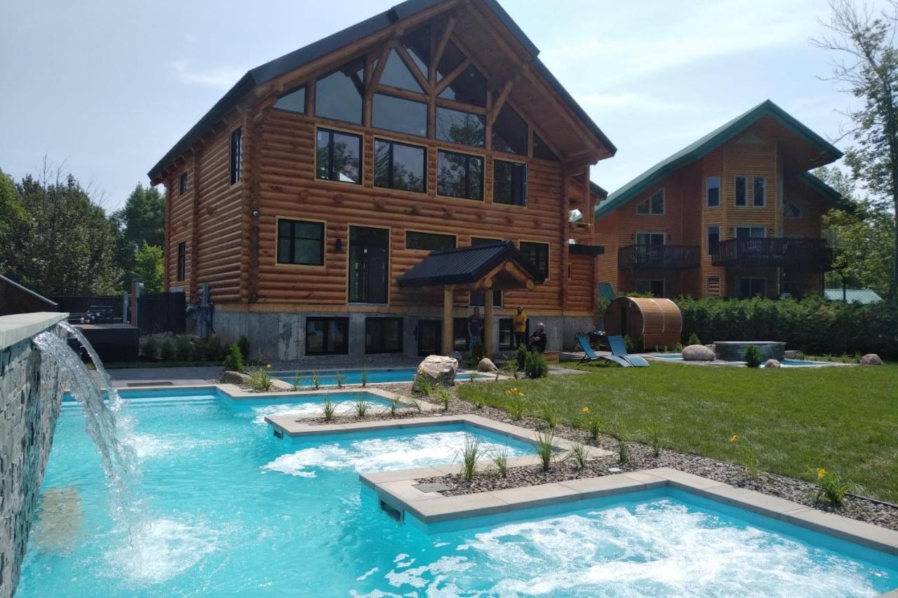 Chalets Et Spa Lac Saint-Jean Chambord Exterior foto