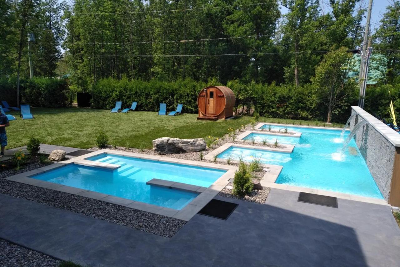 Chalets Et Spa Lac Saint-Jean Chambord Exterior foto